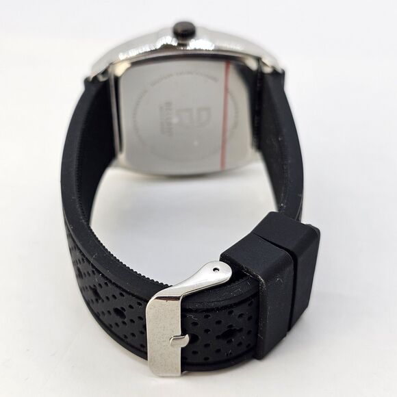 Bellany Expedition Men's Watch 41MM Gray Case Black Dial Black Plastic Bands - Picture 7 of 13